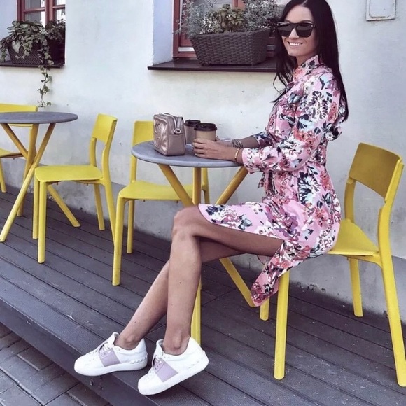 Zara Floral Dress, Sz M, NWT! - Picture 5 of 5